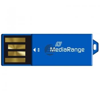 MEDIARANGE NANO USB STICK 8GB MR975 blau mit Bueroklammer-Funktion