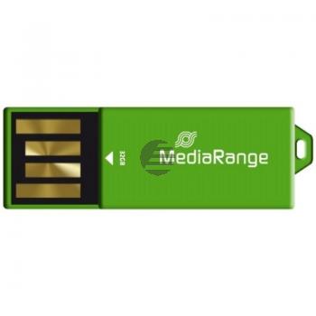 MEDIARANGE NANO USB STICK 32GB MR977 gruen mit Bueroklammer-Funktion