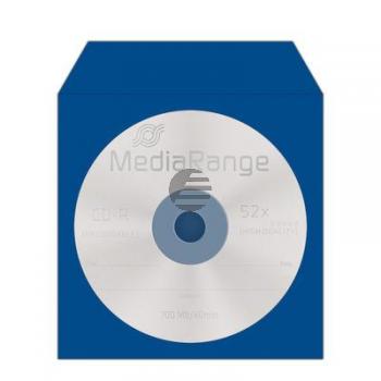 MEDIARANGE CD PAPIERHUELLEN (100) FARBIG BOX67 mit Fenster