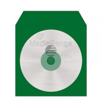 MEDIARANGE CD PAPIERHUELLEN (100) FARBIG BOX67 mit Fenster