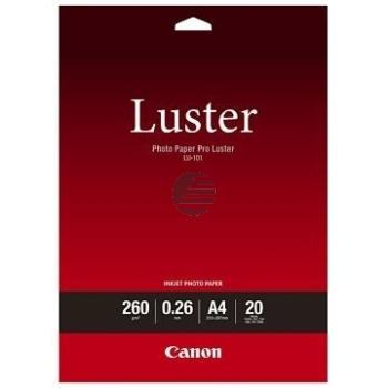 Canon Fotopapier glänzend 20 Blatt DIN A4 260 g/m² (6211B006)