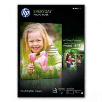 HP Fotopapier glänzend 100 Blatt DIN A4 200 g/m² (Q2510A)