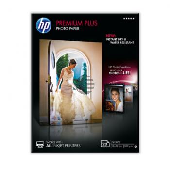 HP Fotopapier glänzend 20 Blatt 13 x 18 cm 300 g/m² (CR676A)