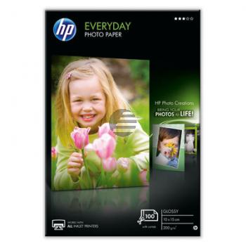 HP Fotopapier glänzend 100 Blatt 10 x 15 cm 200 g/m² (CR757A)