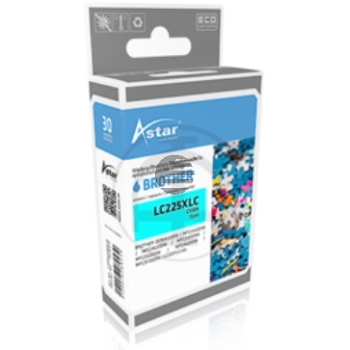 Astar Tintenpatrone cyan (AS16016) ersetzt LC-225XLC Astar Tintenpatrone cyan (AS16016) ersetzt LC-225XLC