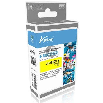 Astar Tintenpatrone gelb (AS16018) ersetzt LC-225XLY Astar Tintenpatrone gelb (AS16018) ersetzt LC-225XLY