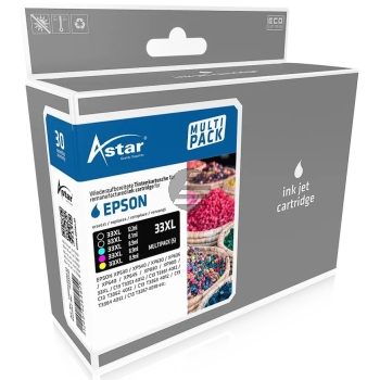 Astar Tintenpatrone gelb, magenta, photo schwarz, schwarz, cyan HC (AS45530) ersetzt T3357, T3362, T3363, T3364 Astar Tintenpatrone gelb, magenta, photo schwarz, schwarz, cyan HC (AS45530) ersetzt T3357, T3362, T3363, T3364