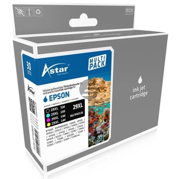 Astar Tintenpatrone gelb, magenta, schwarz, cyan HC (AS44029) ersetzt T2991, T2993, T2992, T2994