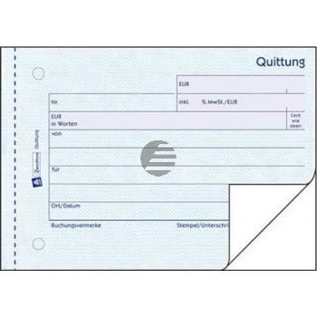 AZ Quittungen 321 A6 quer weiß/weiß Inh.2 x 50 Blatt Avery Zweckform