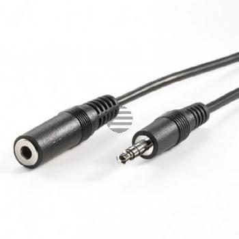 Value Kabel 3,5 mm Stereo M/W 300 cm Verlängerungskabel