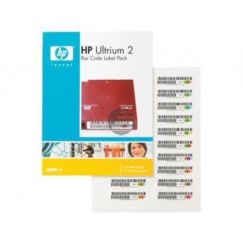 HP Barcode Label LTO2 100 Label + 10 Clean Label 100 Label + 10