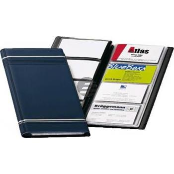 Durable Visitenkartenbuch Visifix dunkelblau Softeinband 250 x 118