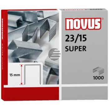 Novus Heftklammern 23/15 Super Inh.1000