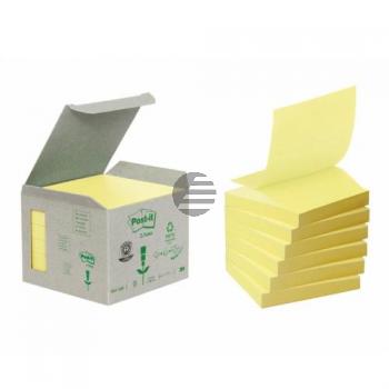 Post-It Recycling Z-Notes gelb 76 x 76 mm Inh.6