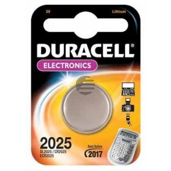 Duracell Knopfzelle DL2025 3 V Lithium