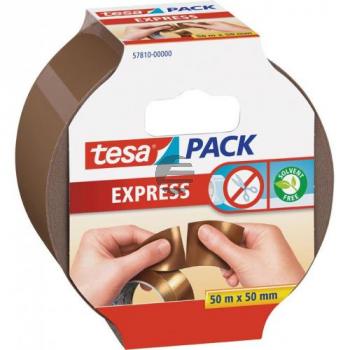 Tesapack Express braun 55 mm x 50 m von Hand einreißbar