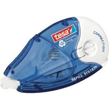 Tesa Korrekturroller Eco Logo 14 m x 8,4 mm weiß nachfüllbar Blister