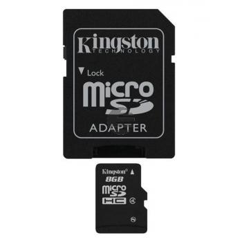 Kingston microSDHC-Card 8 GB class 4