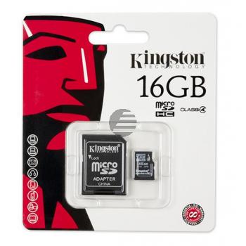 Kingston microSDHC-Card 16GB class 4