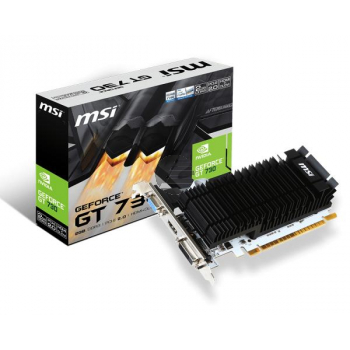 msi GeForce GT 730 2 GB DDR3 PCI-Express x16 DVI HDMI passiv