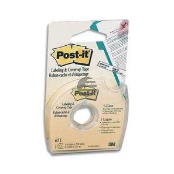 Post-It Abdeckband weiß 4 mm x 17,7 m im Handabroller Post-It Abdeckband weiß 4 mm x 17,7 m im Handabroller