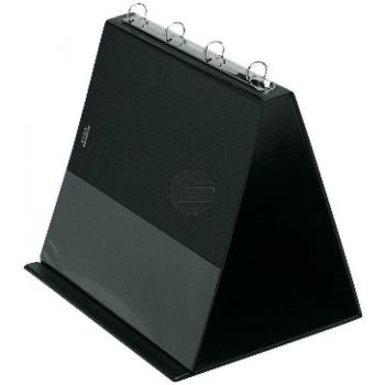 Veloflex Tisch-Flipchart A4 quer schwarz PVC