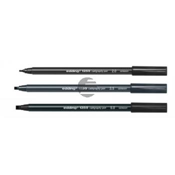 EDDING Maler 1255 calligraphy 25mm 1255-3S schwarz 3 Stück