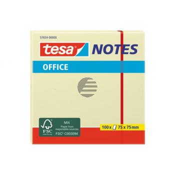 TESA Office Notes 75x75mm 576540000 gelb 100 blatt